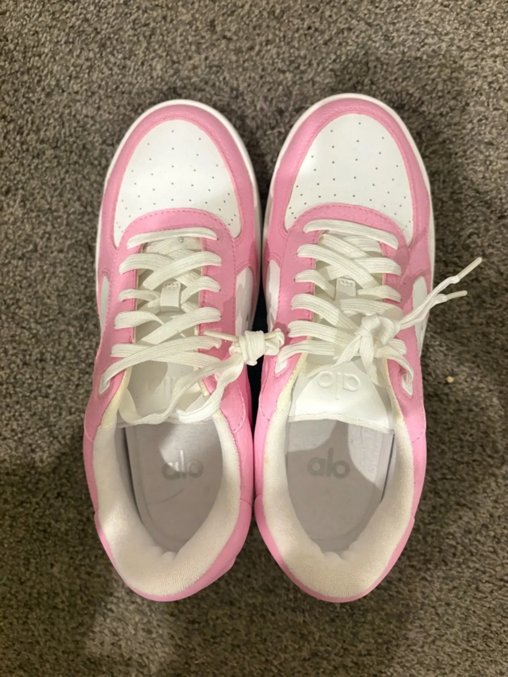NEW! ALO Yoga Sneakers in Pink and White